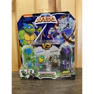 Legends of Teenage Mutant Ninja Turtles Mini Battling Warriors Versus Pack New